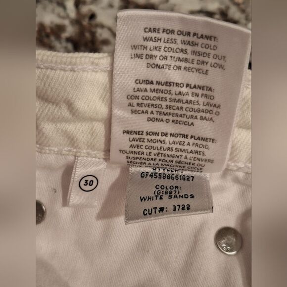 GRLFRND‎  white high rise skinny jeans size 30 - Picture 5 of 9